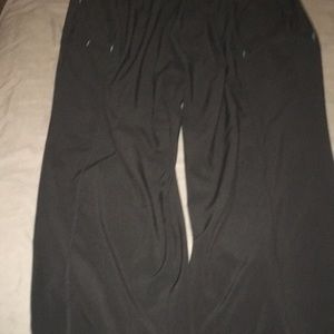 Black scrub pants